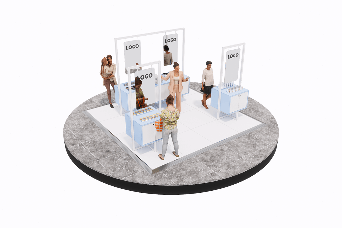 Pop Up Shop Design - Retail Activation Store Ideas, 3D Renderings